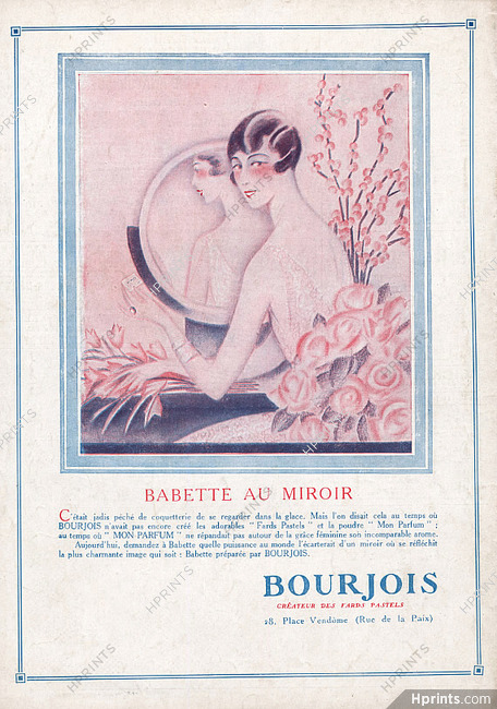 Bourjois 1927 Babette au Miroir, Mon Parfum