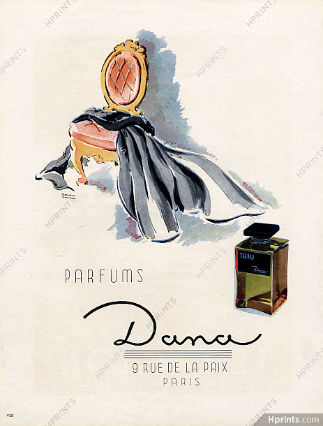 Dana (Perfumes) 1946 Tabu, Facon Marrec