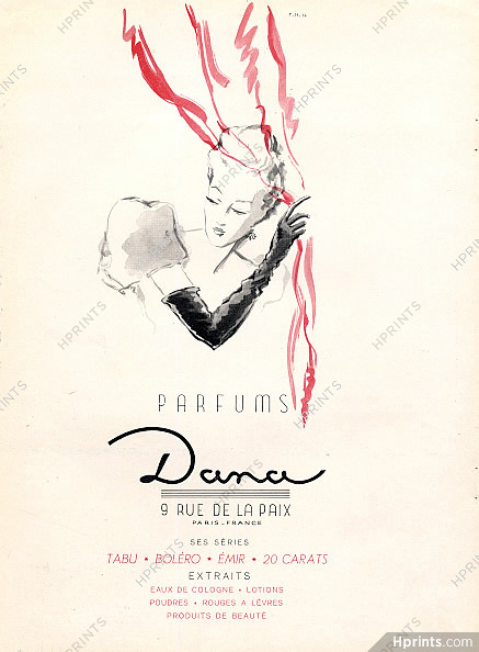 Dana (Perfumes) 1944 Facon Marrec