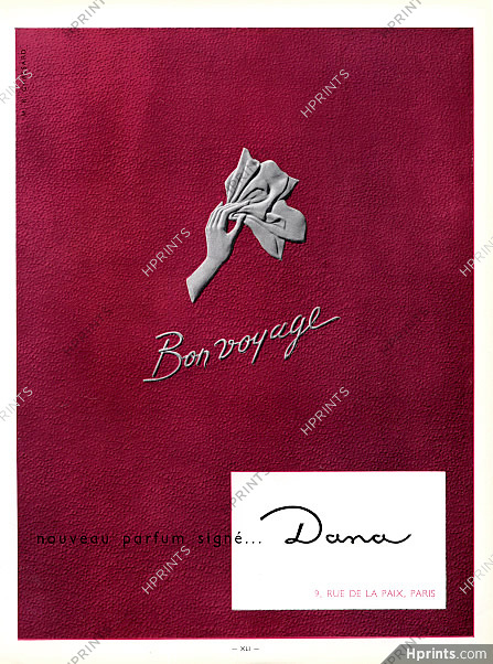 Dana (Perfumes) 1957 Bon Voyage
