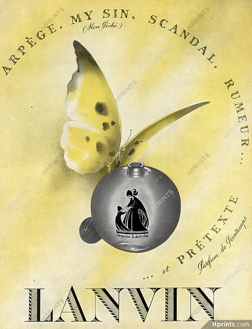 Lanvin (Perfumes) 1939 Butterfly