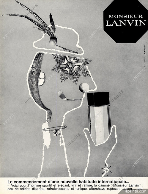 Lanvin (Perfumes) 1965 Monsieur Lanvin