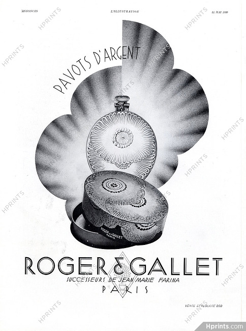 Roger & Gallet 1930 Pavots d'Argent
