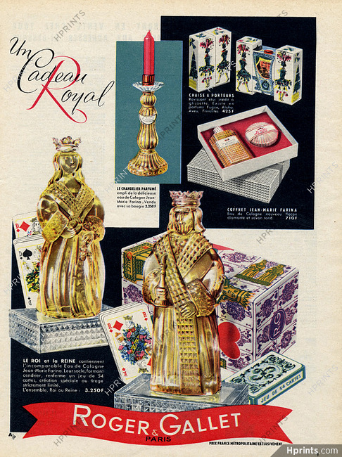 Roger & Gallet 1957 Un Cadeau Royal