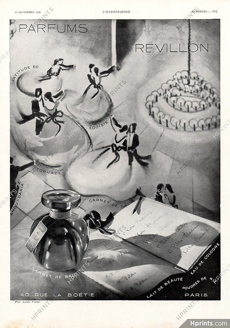 Revillon (Perfumes) 1939 Carnet De Bal