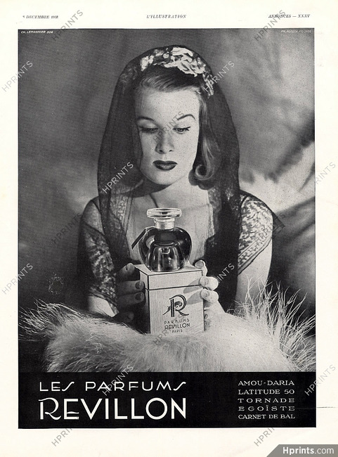 Revillon (Perfumes) 1938 Photo Agneta Fischer (L)