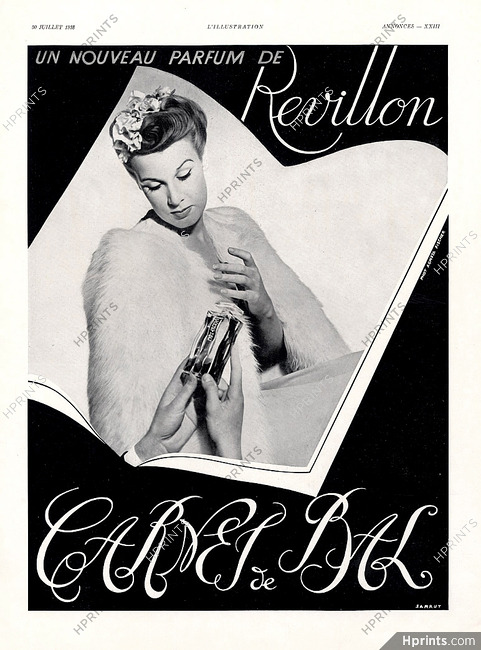 Revillon (Perfumes) 1938 Carnet de Bal