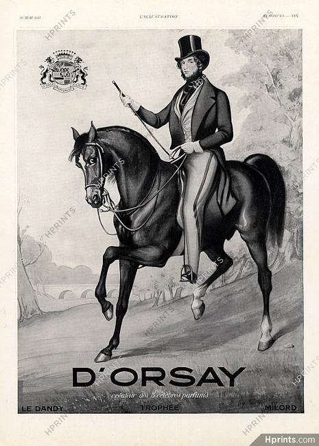 D'Orsay 1937 Le Dandy, Trophée, Milord, Horse Rider
