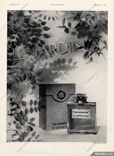 D'Orsay 1931 Le Jardin, Studio Deberny Peignot