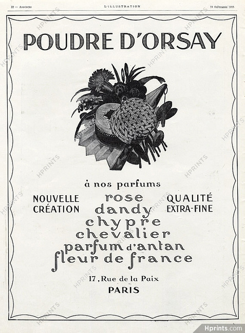 Poudre d'Orsay 1925