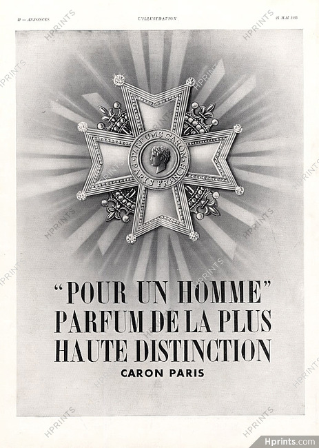 Caron (Perfumes) 1935 Pour un Homme