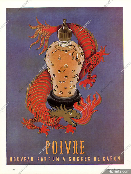Caron (Perfumes) 1954 Poivre, Dragon (version blue) — Perfumes