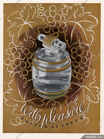 Caron (Perfumes) 1951 With Pleasure