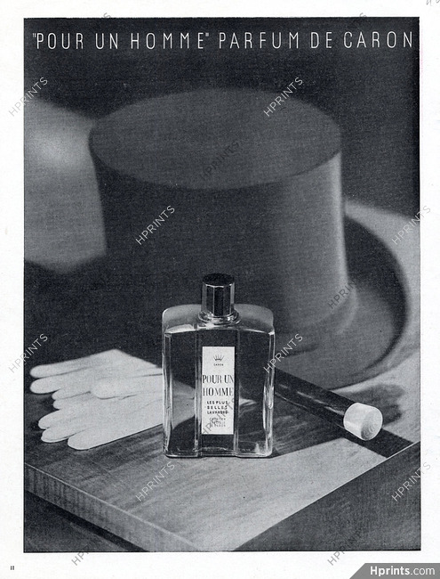 Caron (Perfumes) 1951 Pour un Homme, Top Hat — Perfumes