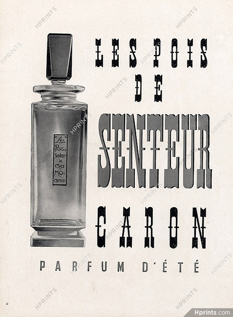 Caron (Perfumes) 1946 Les Pois de Senteur, Sweet Peas