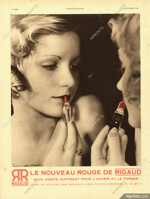 Rigaud (Cosmetics) 1932 Laure Albin Guillot, Lipstick