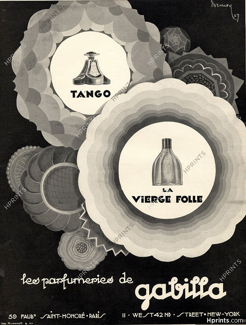 Gabilla 1927 La Vierge Folle,Tango, Dormoy