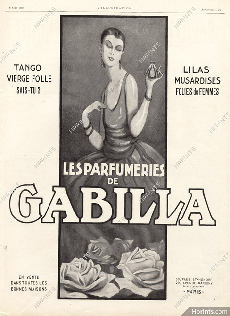 Gabilla (Perfumes) 1925