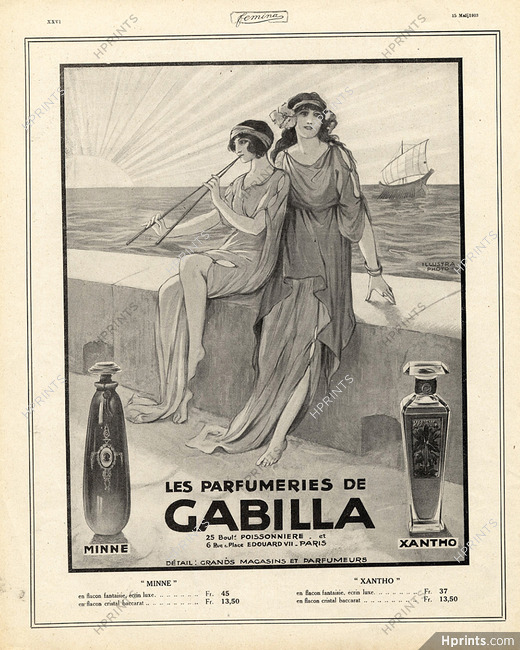 Gabilla (Perfumes) 1913 Minne, Xantho
