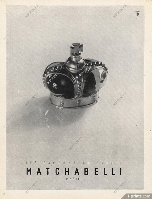 Prince Matchabelli (Perfumes) 1947 Crown