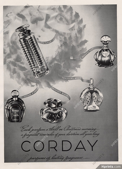 Corday (Perfumes) 1938 Tzigane