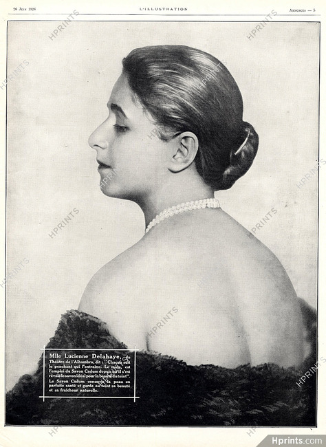 Cadum 1926 Lucienne Delahaye