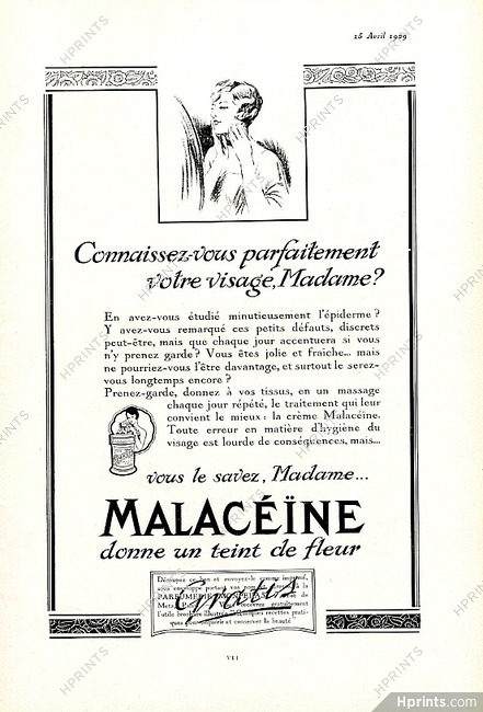 Malaceïne 1929