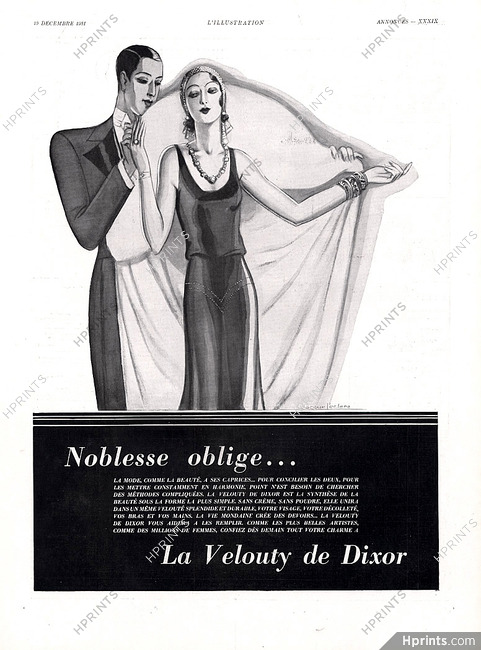 Velouty de Dixor 1931 Julien Jacques Leclerc