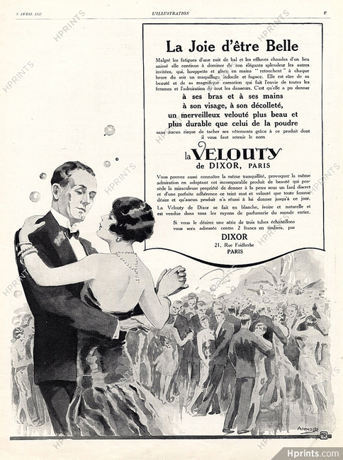 Velouty de Dixor 1927 Arnold