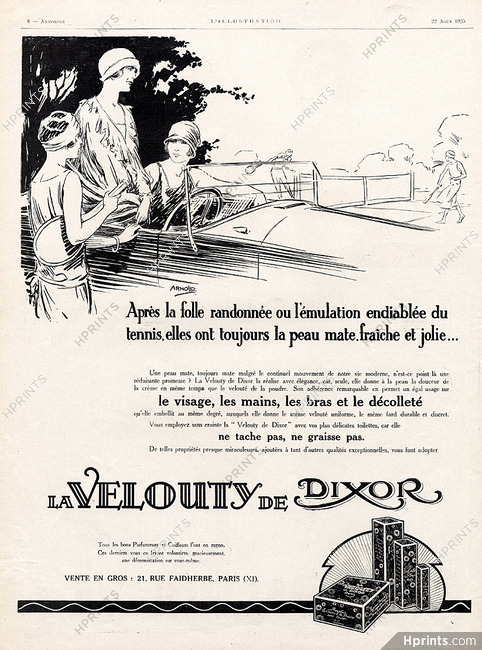 Velouty de Dixor 1925 Arnold