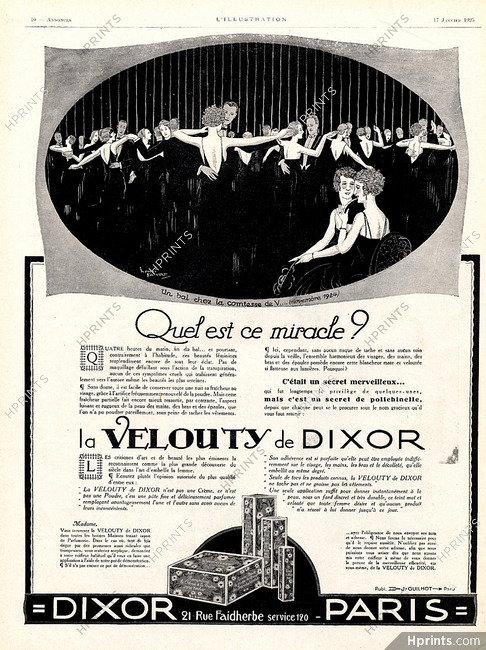 Velouty de Dixor 1925 Henri Faivre