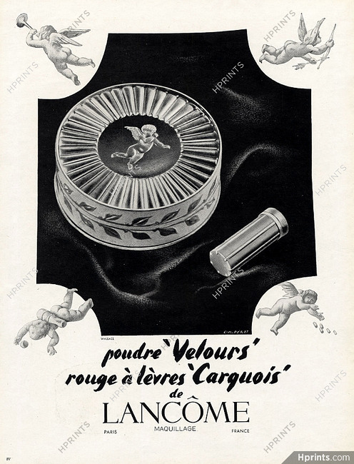Lancôme (Cosmetics) 1948 Carguois, Velours