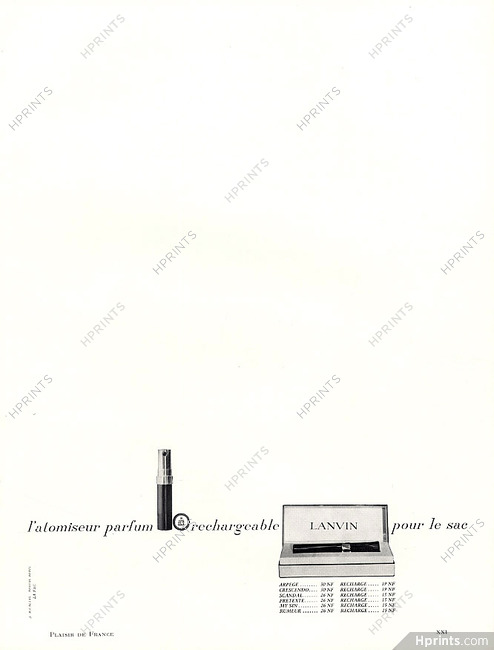Lanvin (Cosmetics) 1947 Atomizer