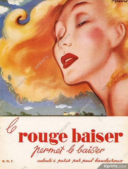 Rouge Baiser 1947 Brénot, Lipstick