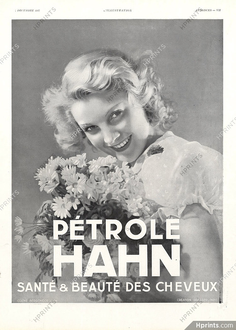 Pétrole Hahn 1937 Photo Bergoncos Lyon