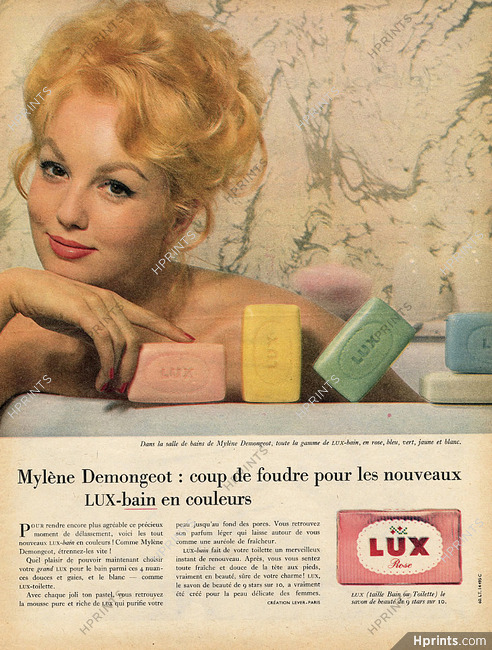 Lux (Soap) 1960 Mylène Demongeot