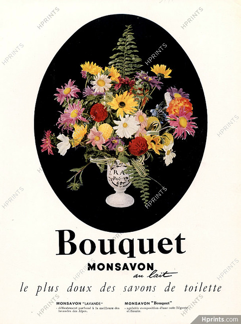 Monsavon (Soap) 1947 Bouquet