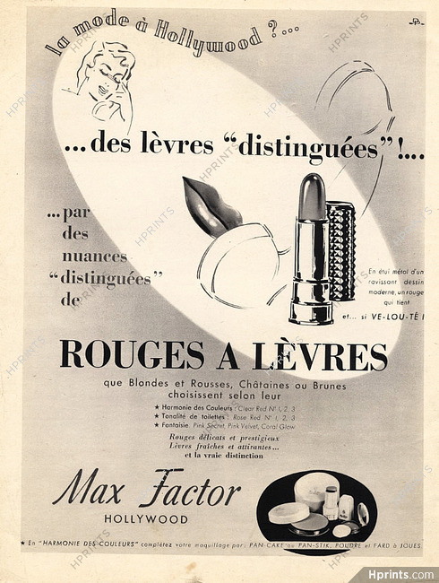 Max Factor Hollywood 1951 lipstick