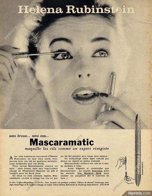Helena Rubinstein 1958 Mascaramatic, Making-up