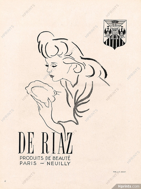 De Riaz 1946 Vignaud Lipstick