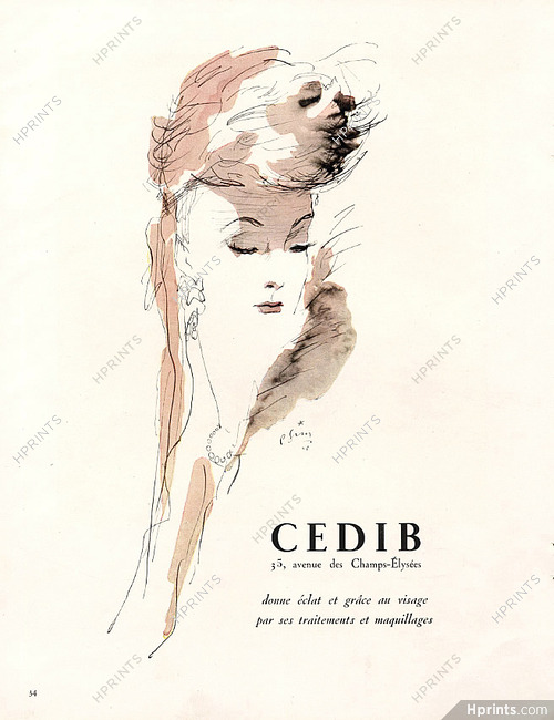 Cedib (Cosmetics) 1945 Pierre Simon
