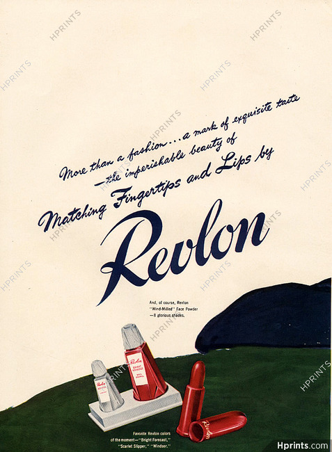 Revlon 1949 Lipstick Nail Polish