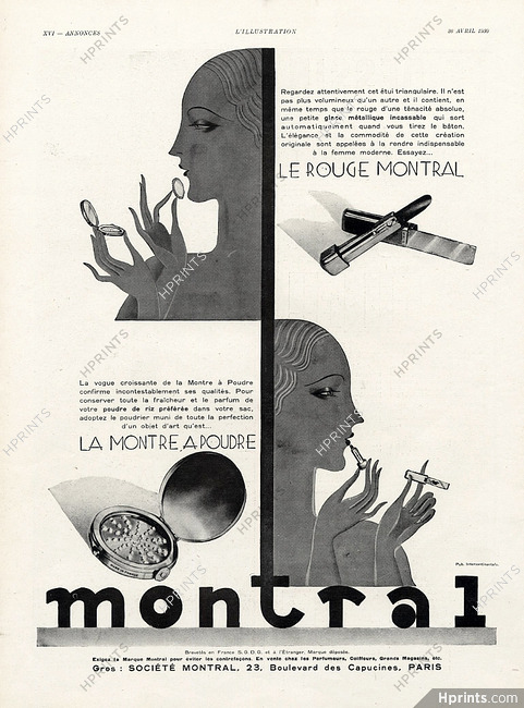 Montral 1930 Powder, Lipstick