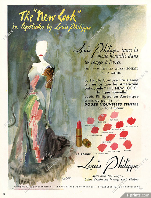 Louis Philippe 1948 New Look Lipstick