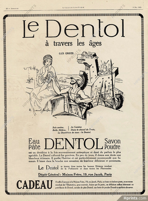 Dentol 1925 H. Grand Aigle, Les Grecs
