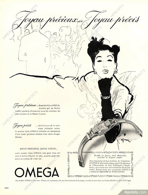 Omega 1947 René Gruau