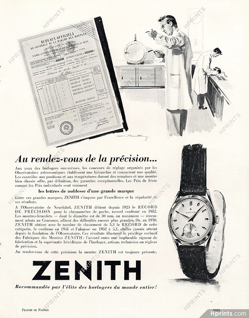 Zenith (Watches) 1954
