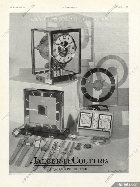 Jaeger-leCoultre 1937 Pendulum, Watches, Photo Laure Albin Guillot