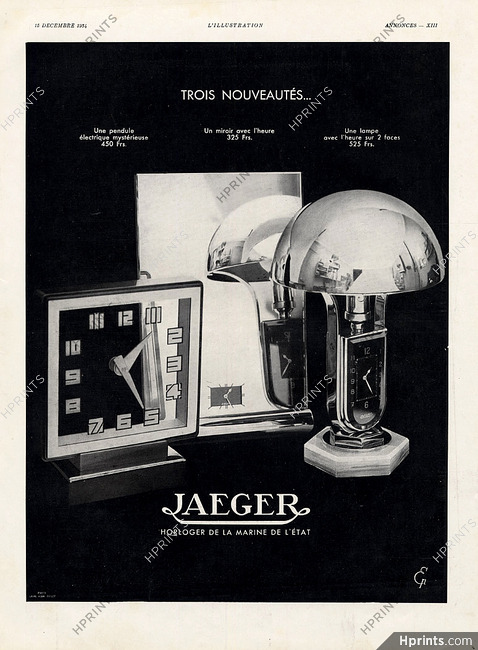 Jaeger-leCoultre 1934 Pendulum, Laure Albin Guillot
