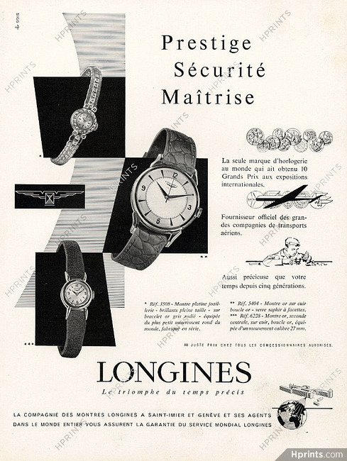 Longines 1952 — Advertisements
